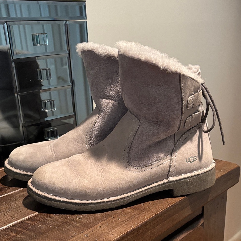 UGG Women's Gray Shearling Boots